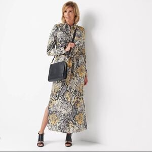 G.I.L.I. Petite Solid or Printed Peached Knit Duster Dress